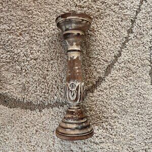 Decorative Mango Wood Candle Stick